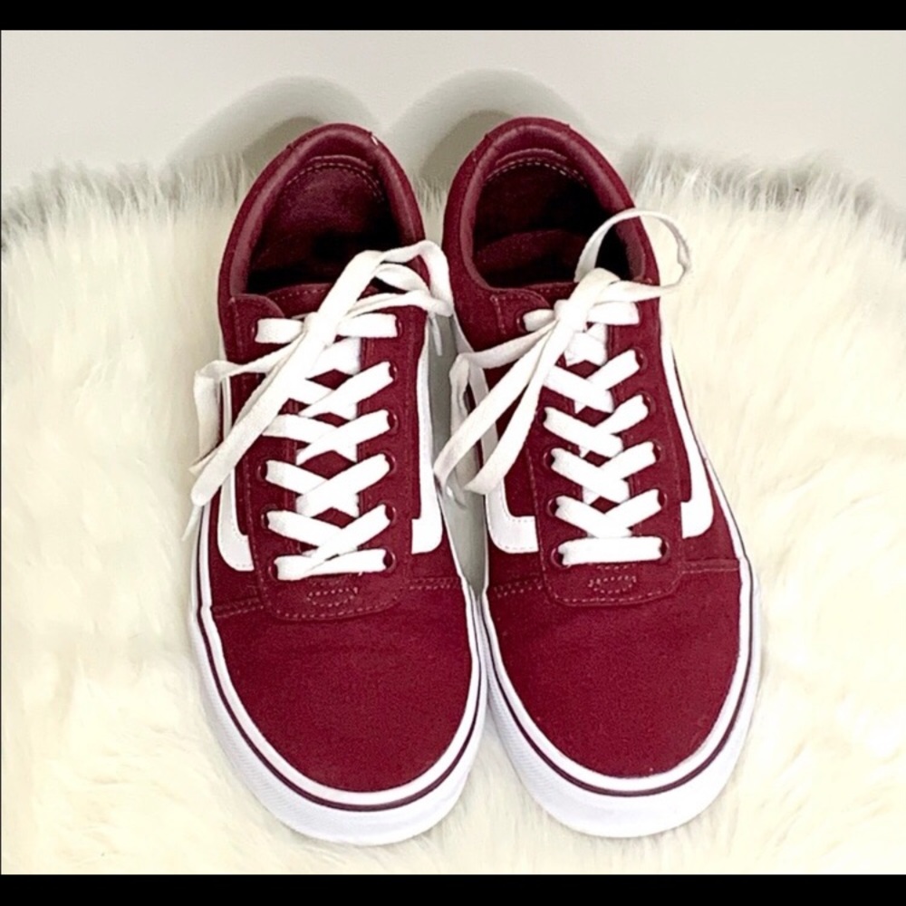 Maroon Vans - image 1